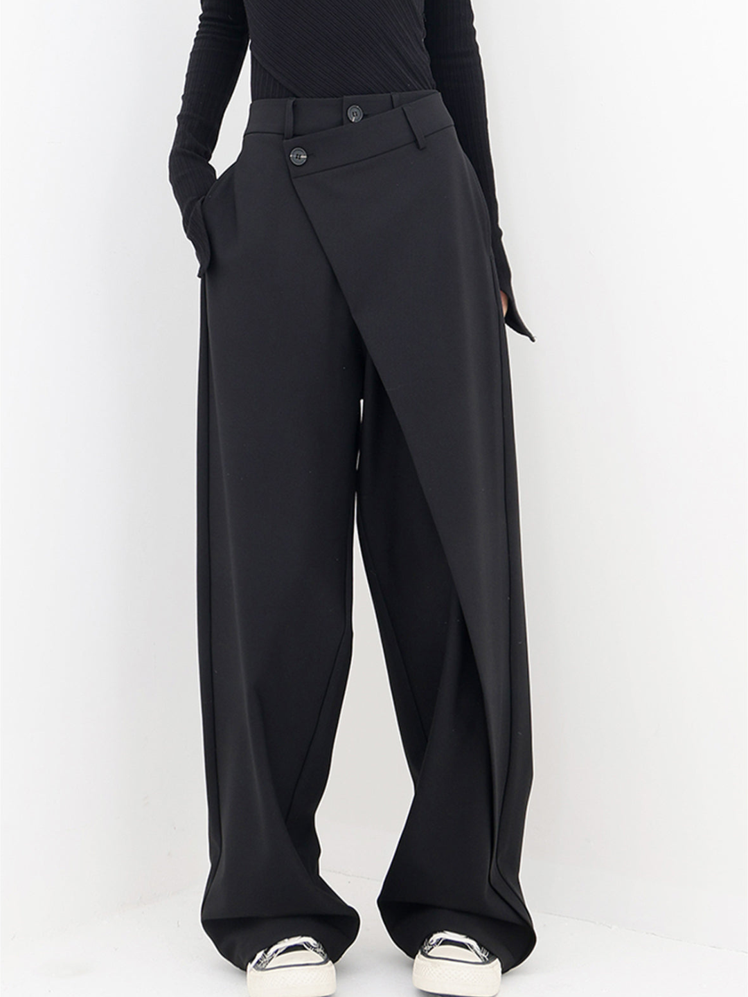 ANNA | Asymmetric Baggy Trousers