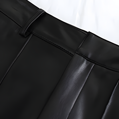 Trix™ - Leather Pants With High Waist