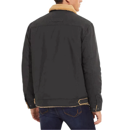 Niels - Bomber jacket with wool lining