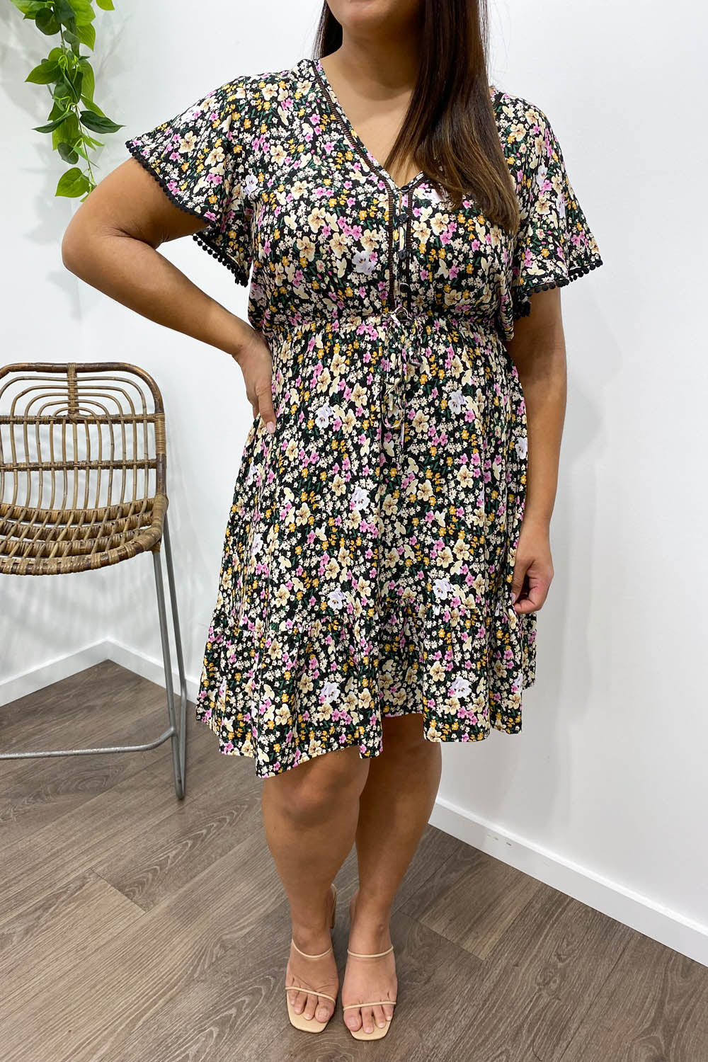 Erin Print Dress