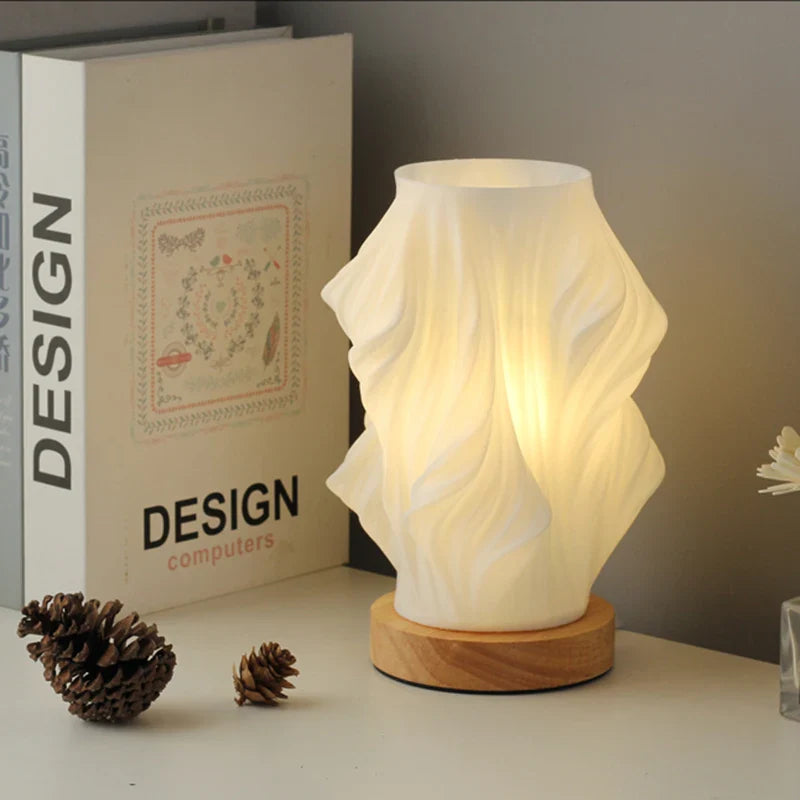 Serene Wave Crest Lamp