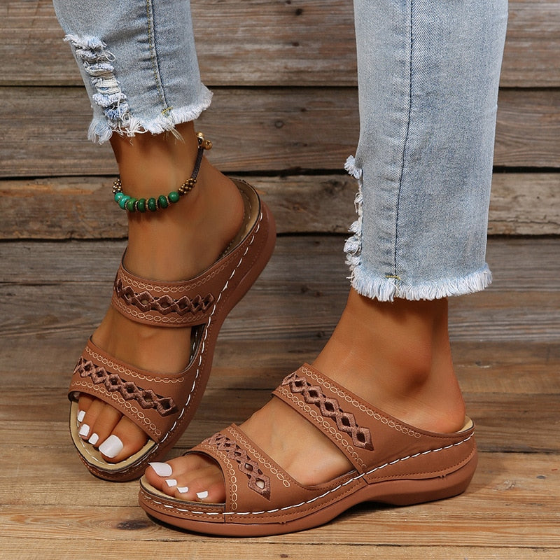 ALYSSON'S™ WOMEN'S THICK ORTHOPEDIC SANDALS