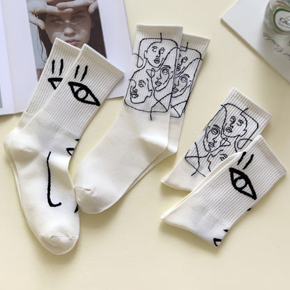 SubtleStep - Line art socks