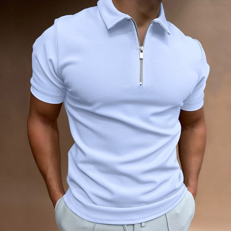 Santiago Zip-Up Polo