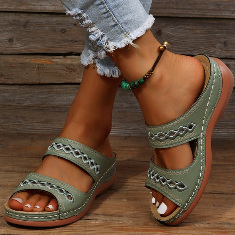 ALYSSON'S™ WOMEN'S THICK ORTHOPEDIC SANDALS