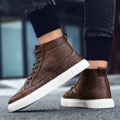 Oliver High Top Leather Sneakers