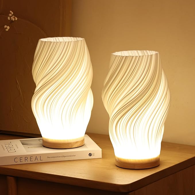 Serene Wave Crest Lamp