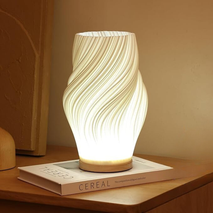 Serene Wave Crest Lamp