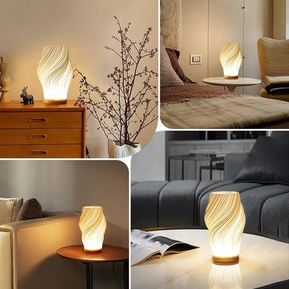 Serene Wave Crest Lamp