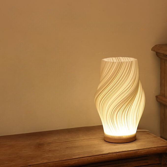 Serene Wave Crest Lamp