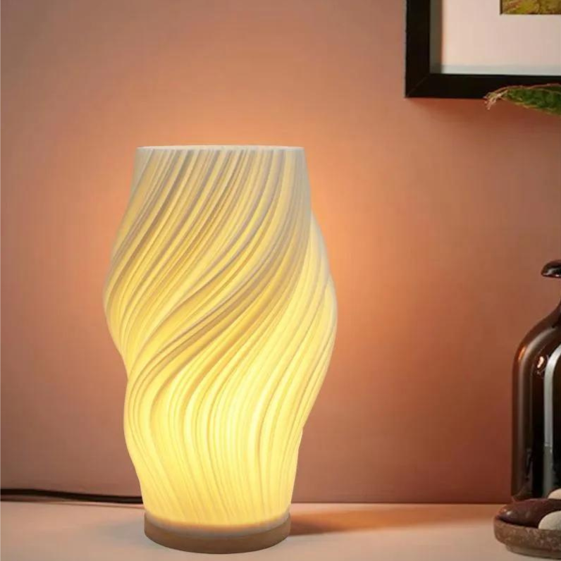 Serene Wave Crest Lamp