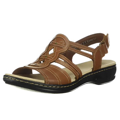 WOMEN'S PREMIUM LEATHER ORTHOPEDIC SANDALS WITH ARCH SUPPORT