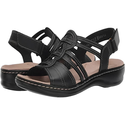 WOMEN'S PREMIUM LEATHER ORTHOPEDIC SANDALS WITH ARCH SUPPORT