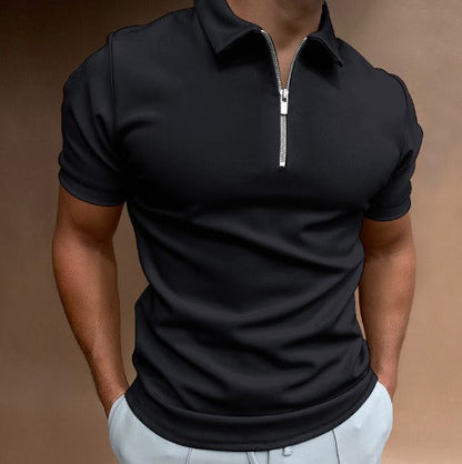 Santiago Zip-Up Polo