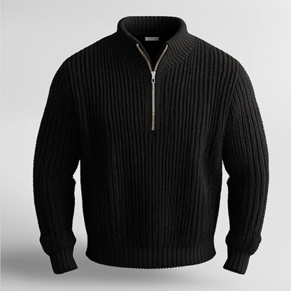 Ortwin - Sweater with shaker seam